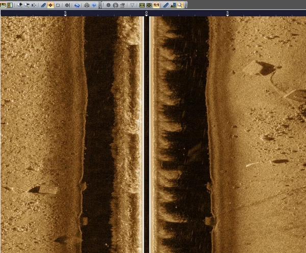 auv | sonar de barrido lateral | sonograma | yuco seaber | nautilus oceanica | visita nuestra web